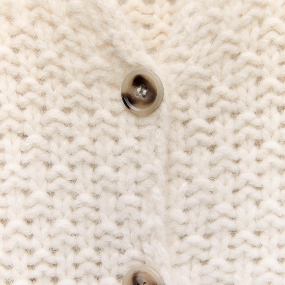 ZARA STRUCTURED KNIT CARDIGAN - Picture 6 of 9
